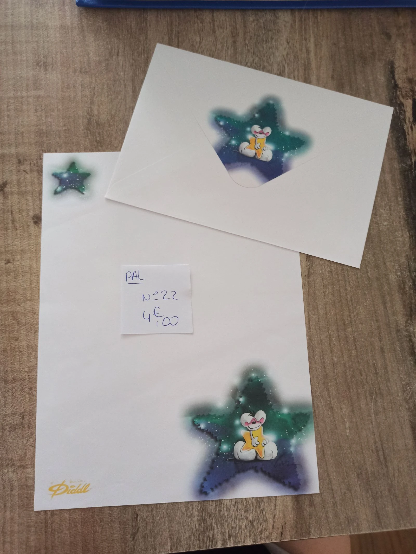 Papier à lettre Diddl 22 4,00e complet 